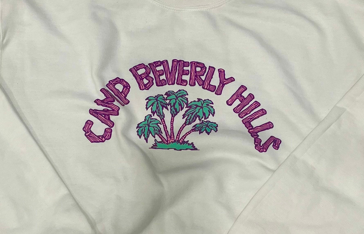 Camp Beverly Hills Sweatshirt, California Souvenir Shirt , valley girl shirt, Beverly Hills Hotel Shirt, Destination Shirt