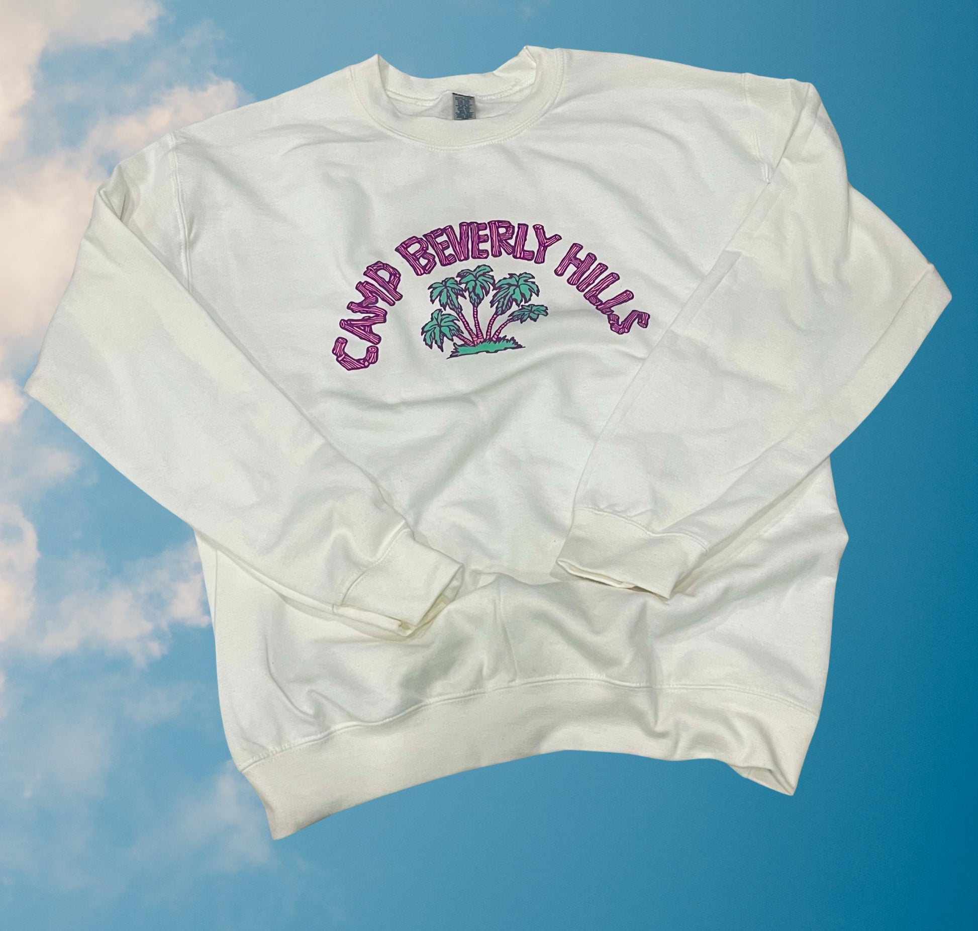 Camp Beverly Hills Sweatshirt, California Souvenir Shirt , valley girl shirt, Beverly Hills Hotel Shirt, Destination Shirt