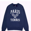 Paris Tennis Sweatshirt, Prep style Pullover