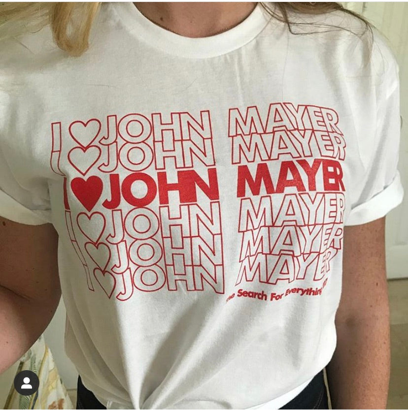 John Mayer Fan Shirt , John Mayer Concert Shirt , Album Shirt